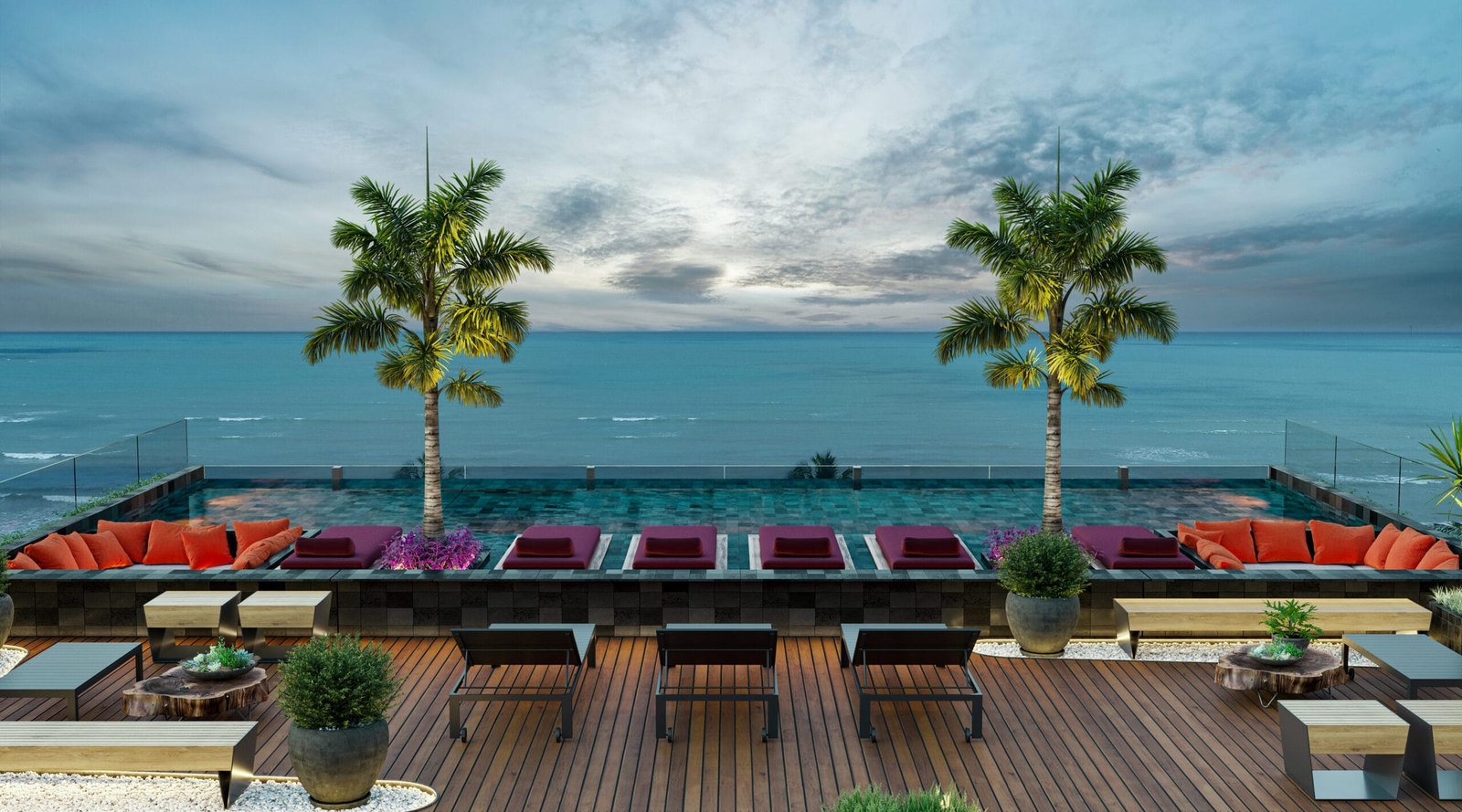 Rooftop with sea view — Alta Garden Housi