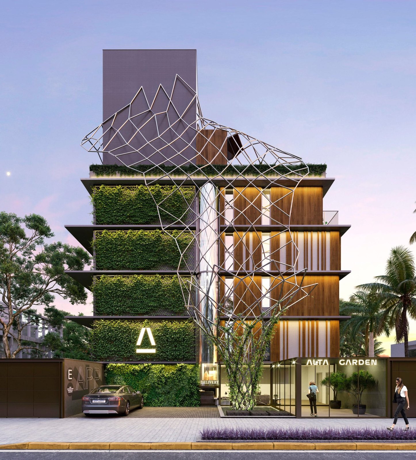 Building entrance — Alta Garden Housi