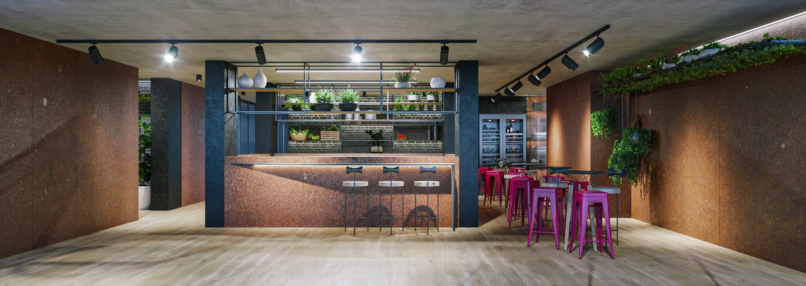 Reception desk — Alta Garden Housi