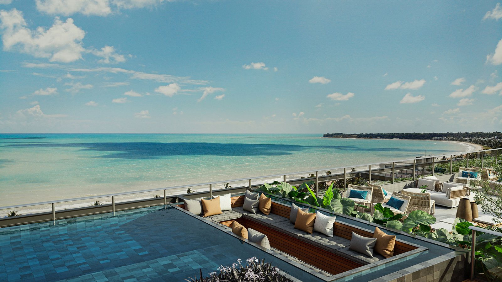 Pool deck — HIT Cabo Branco