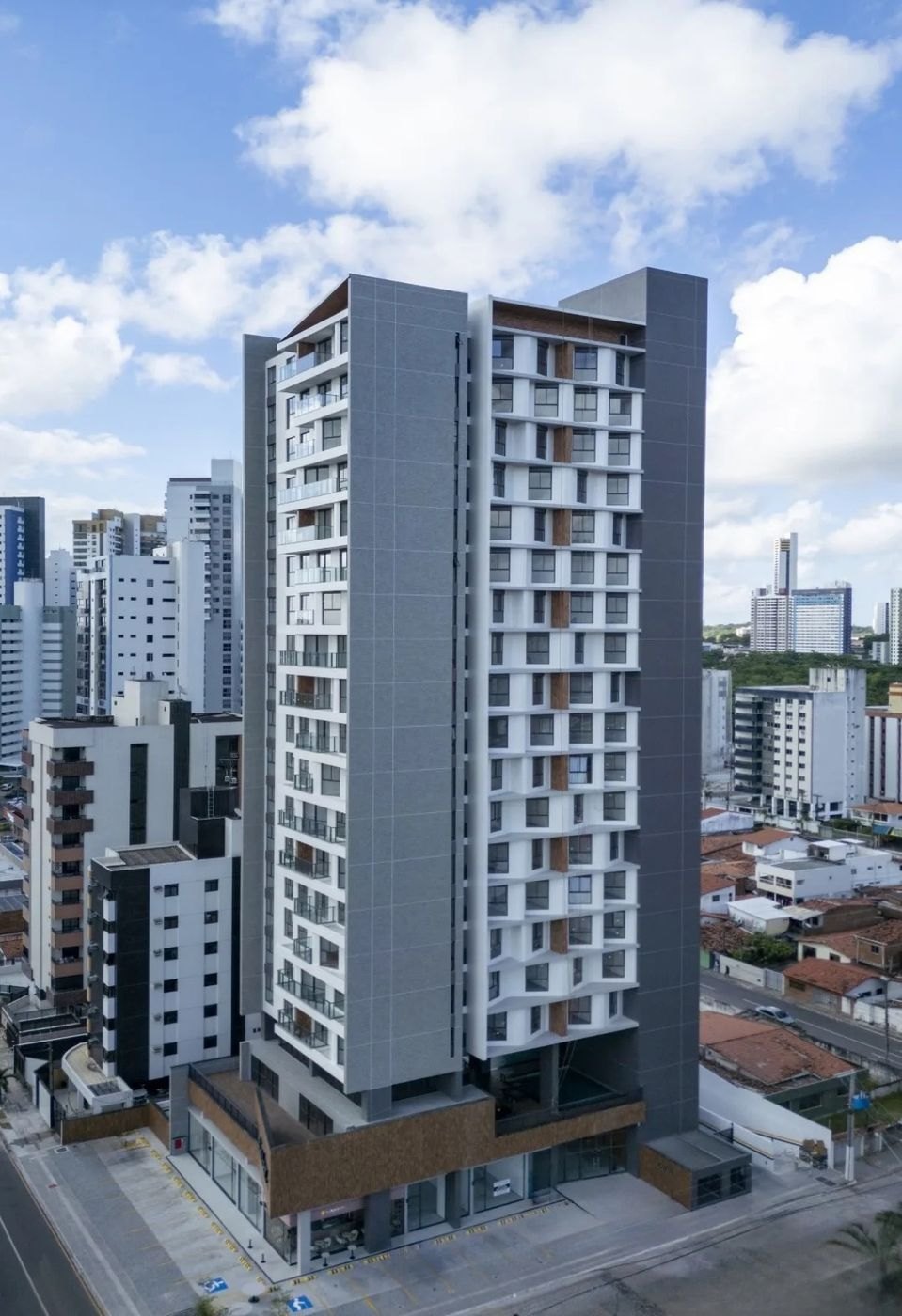 Aerial view of the building — Solaz Smart Living