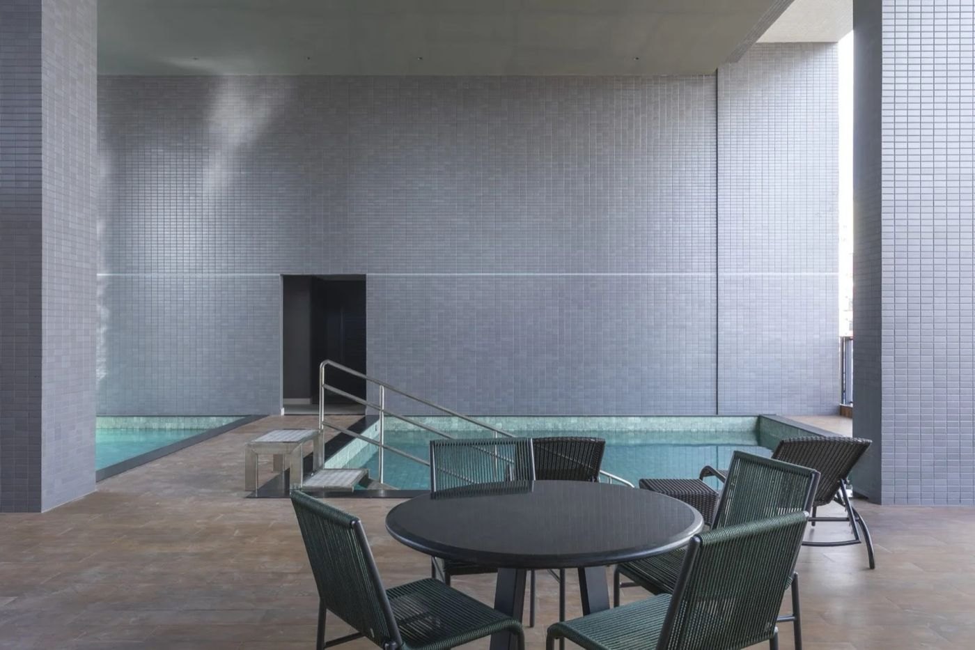 Pool and lounge — Solaz Smart Living