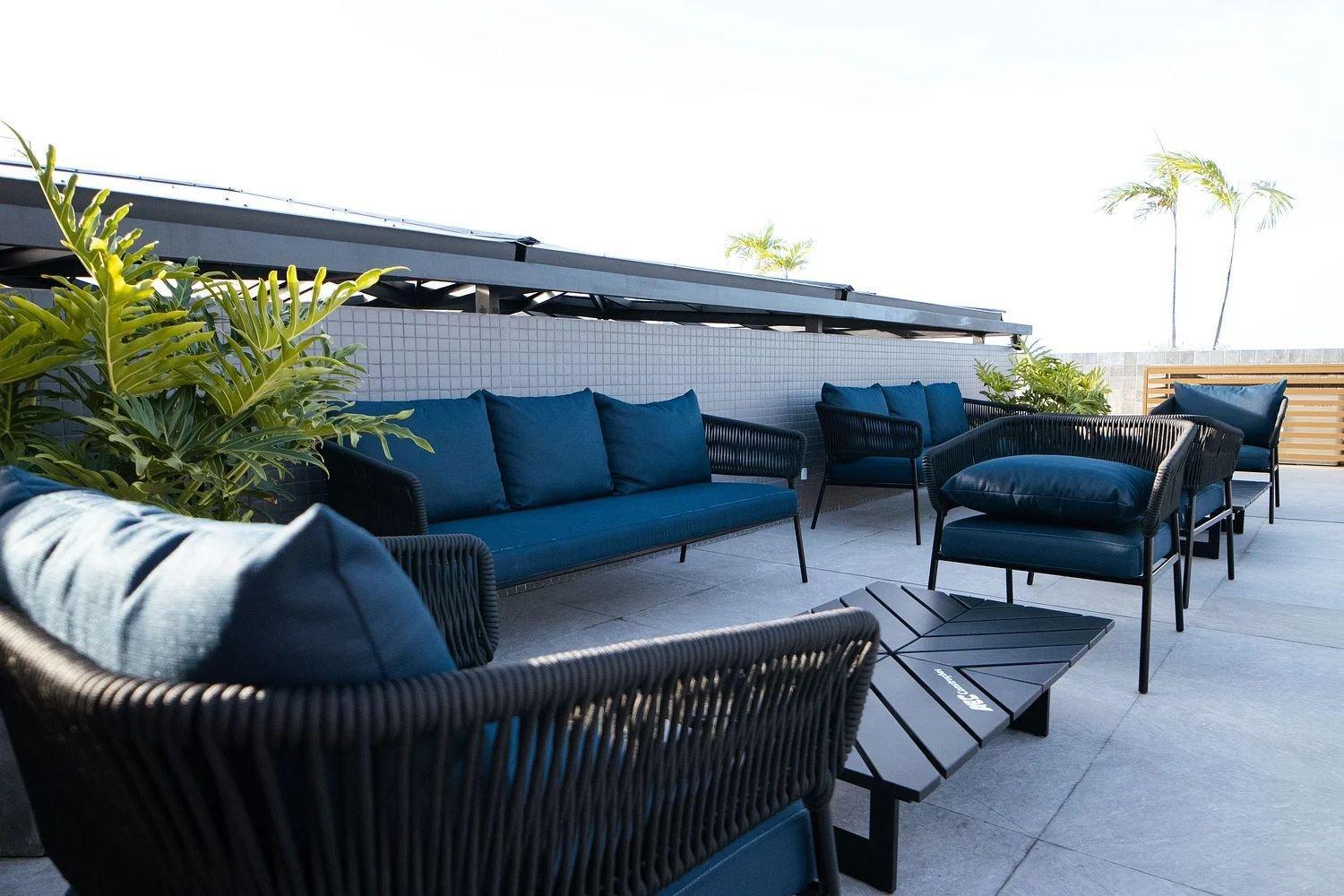Lounge externo — Unity Cabo Branco